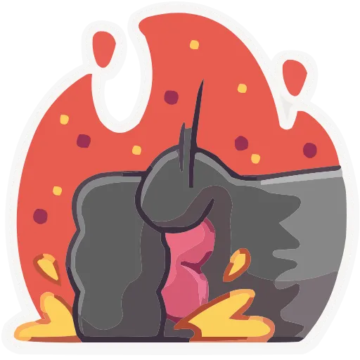 🔥 Эмодзи «Лапки царапки» для Telegram