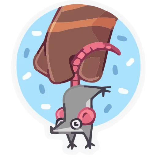 🐭 Эмодзи «Лапки царапки» для Telegram