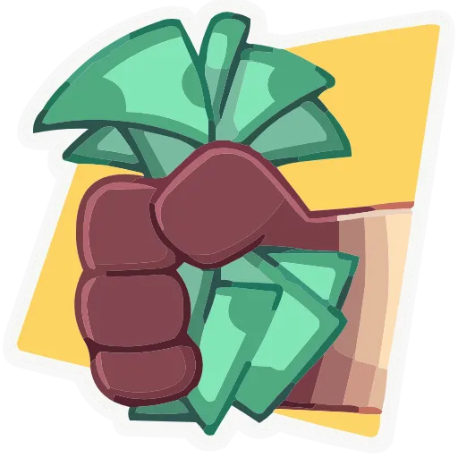 🤑 Эмодзи «Лапки царапки» для Telegram