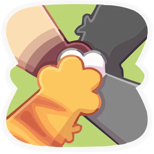 🤝 Эмодзи «Лапки царапки» для Telegram