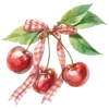 〰️ Эмодзи «cherry vibe» для Telegram