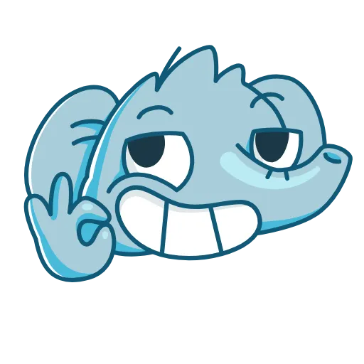 👌 Эмодзи «😬 Слоник Сёма» для Telegram