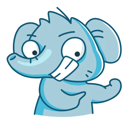 💪 Эмодзи «😬 Слоник Сёма» для Telegram
