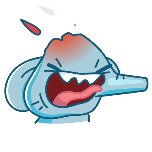 😡 Эмодзи «😬 Слоник Сёма» для Telegram