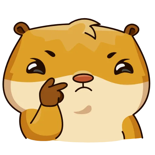 😠 Эмодзи «Senya Hamster» для Telegram