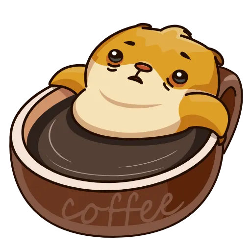 ☕️ Эмодзи «Senya Hamster» для Telegram
