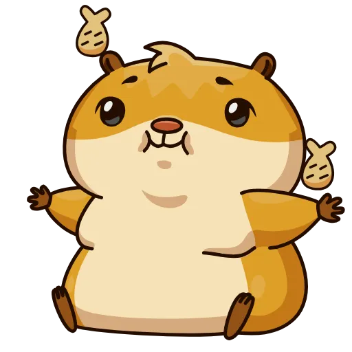 🍽 Эмодзи «Senya Hamster» для Telegram