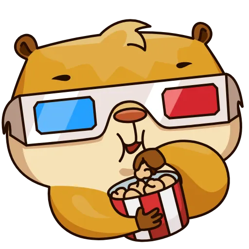 🍿 Эмодзи «Senya Hamster» для Telegram