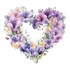 💜 Эмодзи «Цветочные Сердца» для Telegram