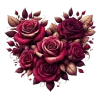 ❤️ Эмодзи «Цветочные Сердца» для Telegram