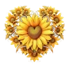 💛 Эмодзи «Цветочные Сердца» для Telegram