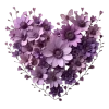 💜 Эмодзи «Цветочные Сердца» для Telegram