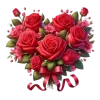 ❤️ Эмодзи «Цветочные Сердца» для Telegram