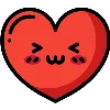 ☺️ Эмодзи «Сердечки» для Telegram