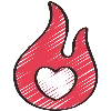 ❤️ Эмодзи «Сердечки» для Telegram