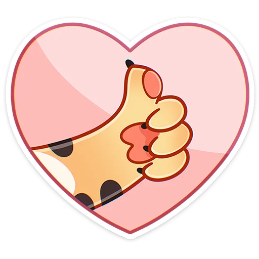 ❤ Стикер «Сервал Тортик без надписей» для Telegram