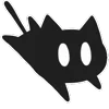 🐈‍⬛ Эмодзи «Shadow Cat - черный котик» для Telegram