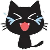 😂 Эмодзи «Shadow Cat - черный котик» для Telegram