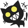 😂 Эмодзи «Shadow Cat - черный котик» для Telegram