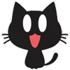 🐈‍⬛ Эмодзи «Shadow Cat - черный котик» для Telegram