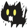 😱 Эмодзи «Shadow Cat - черный котик» для Telegram