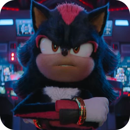 🌟 Стикер «Shadow the Hedgehog» для Telegram