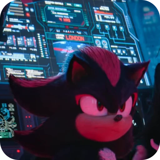 🌟 Стикер «Shadow the Hedgehog» для Telegram