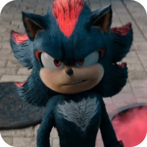 🌟 Стикер «Shadow the Hedgehog» для Telegram