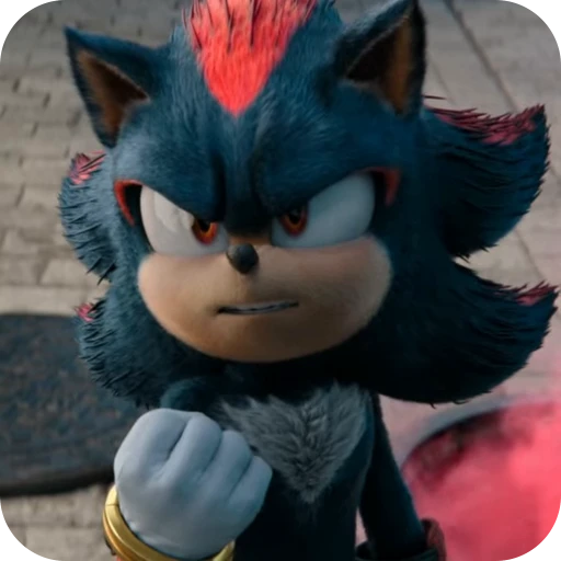 🌟 Стикер «Shadow the Hedgehog» для Telegram