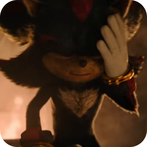 🌟 Стикер «Shadow the Hedgehog» для Telegram