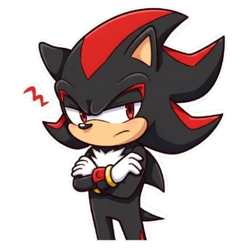😒 Стикер «Shadow the chibi» для Telegram