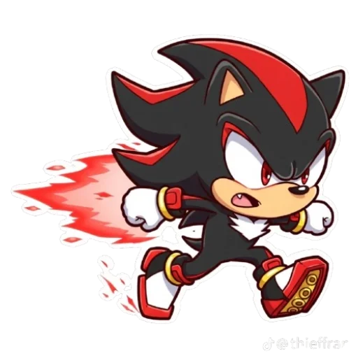 🏃‍♂ Стикер «Shadow the chibi» для Telegram