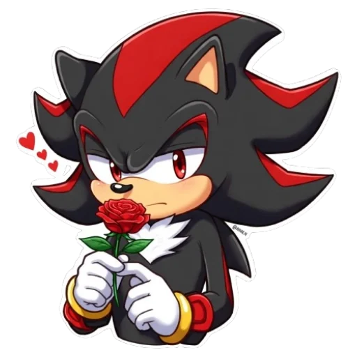 🥀 Стикер «Shadow the chibi» для Telegram
