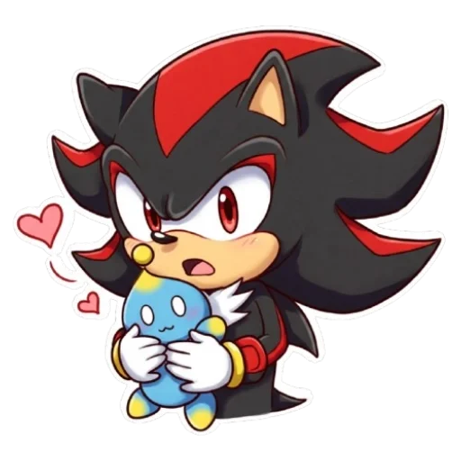 🥰 Стикер «Shadow the chibi» для Telegram