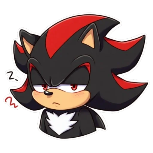 😴 Стикер «Shadow the chibi» для Telegram