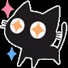 🤩 Эмодзи «Shadow Cat» для Telegram