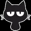 😐 Эмодзи «Shadow Cat» для Telegram