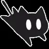 Эмодзи Shadow Cat для Telegram — скачать
