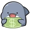 💸 Эмодзи «Shahimi shark» для Telegram