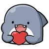 ❤️ Эмодзи «Shahimi shark» для Telegram