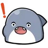 ❗️ Эмодзи «Shahimi shark» для Telegram