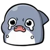 😭 Эмодзи «Shahimi shark» для Telegram