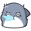 😳 Эмодзи «Shahimi shark» для Telegram