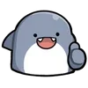 👍 Эмодзи «Shahimi shark» для Telegram