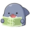 🤑 Эмодзи «Shahimi shark» для Telegram