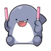 🥳 Эмодзи «Shahimi shark» для Telegram