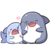 🥰 Эмодзи «Shahimi shark» для Telegram