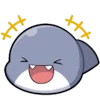 😂 Эмодзи «Shahimi shark» для Telegram