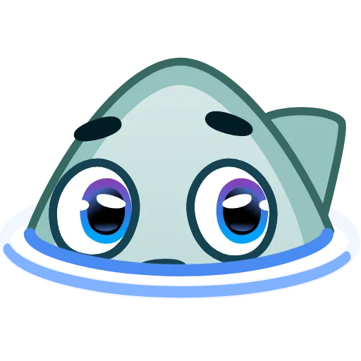 👀 Эмодзи «Shark Emoji» для Telegram