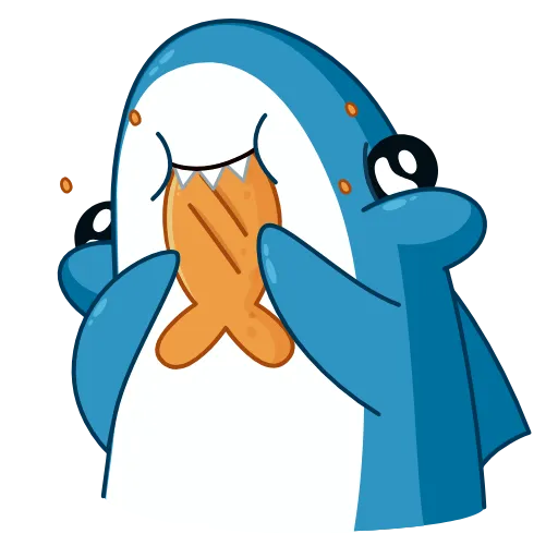 🍪 Эмодзи «Акула» для Telegram